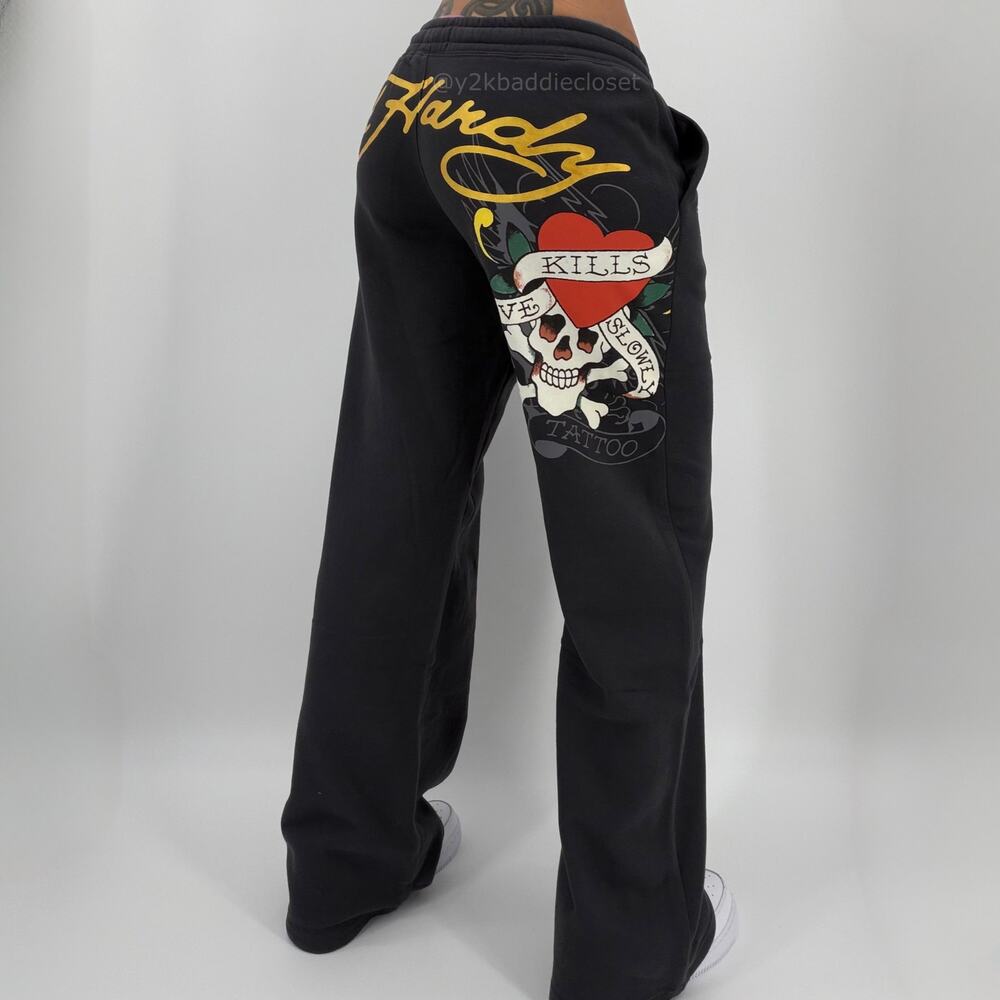 Ed Hardy Sweatpants (Size L)